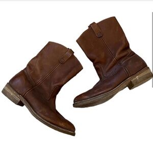 Red Wing Mens Leather Oil Brown Boots Size 11.5 Vintage